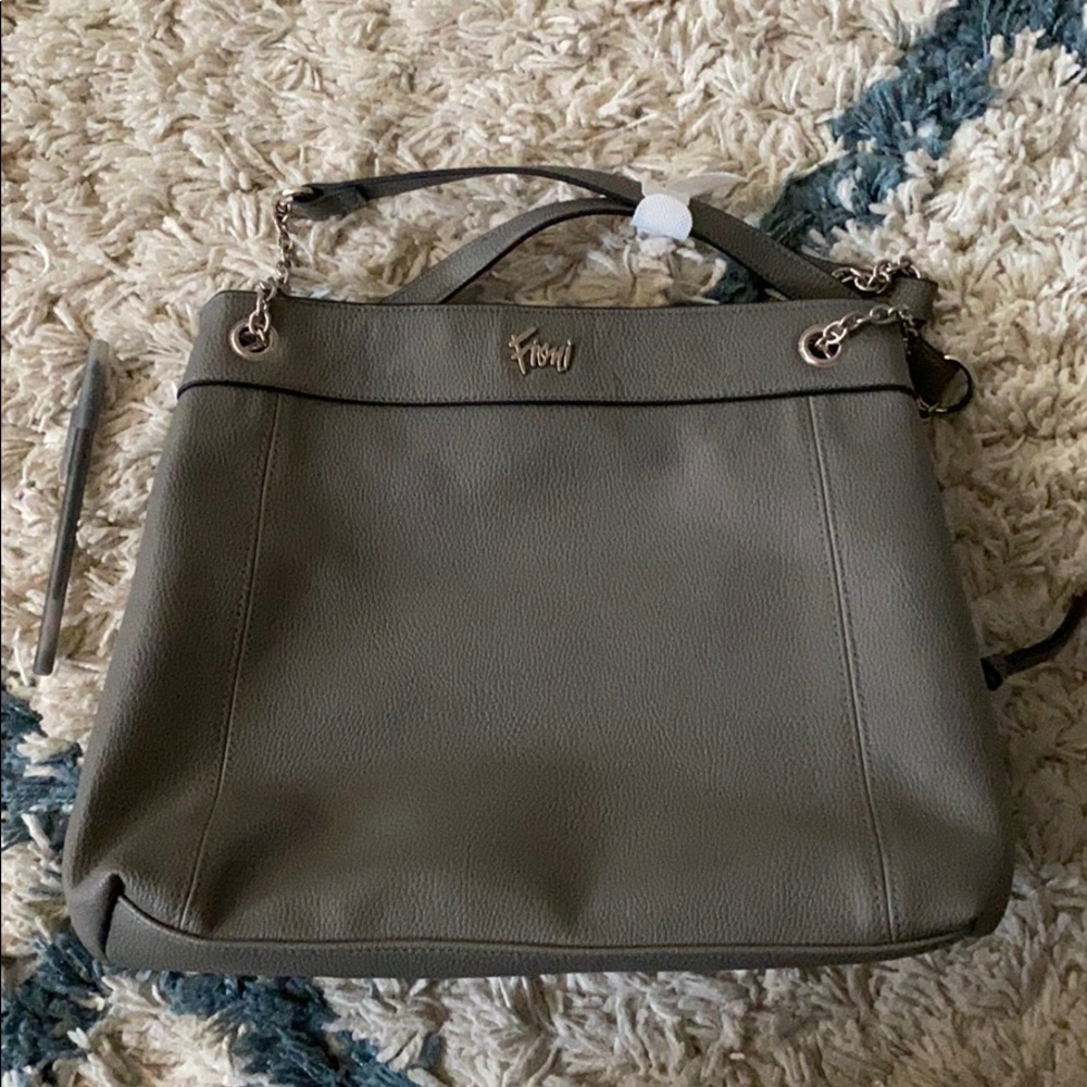 New Gray Satchel Bag